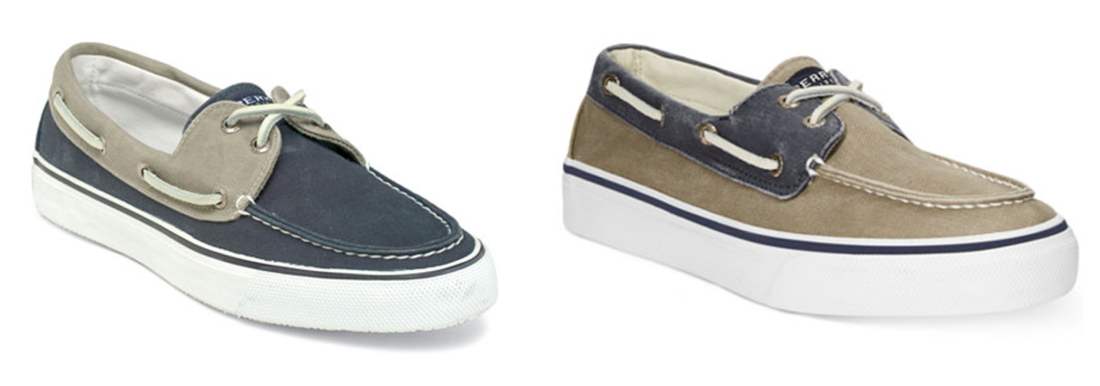 0 Sperry Men&#39;s Bahama 2-Eye Boat Shoes only $19 ...