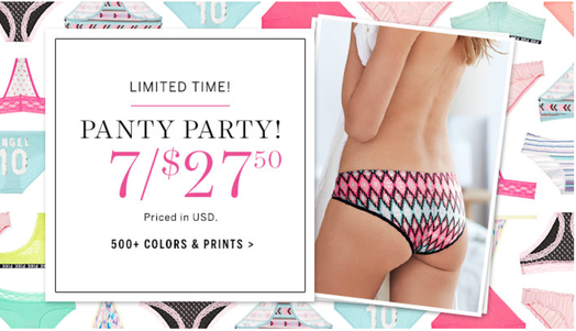 Shop Panty Sale Victoria Secret with great discounts and prices
