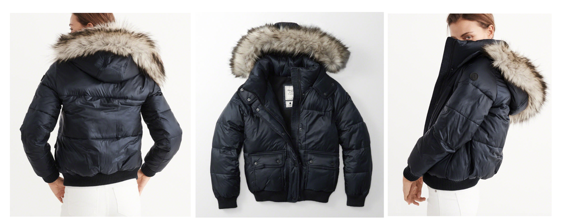abercrombie and fitch womens puffer jacket