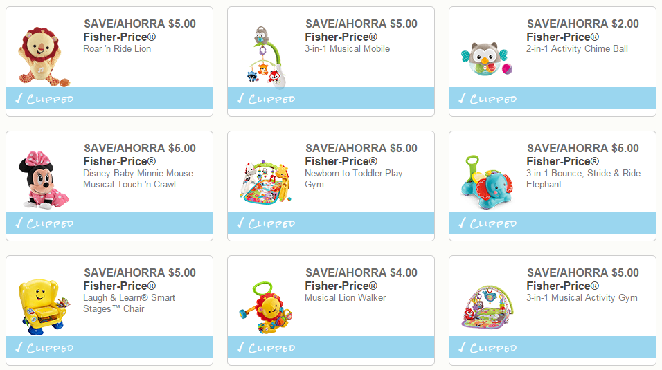 fisher price coupons