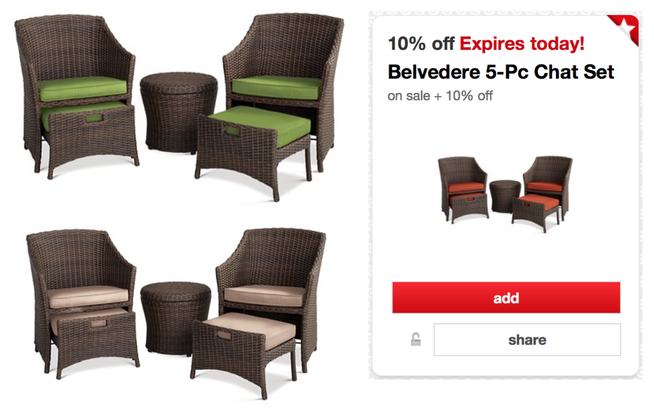 Target Nice Deals On Patio Furniture Today Only Dapper Deals