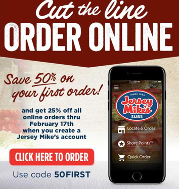jersey mike online coupon