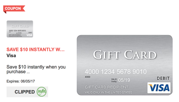 Jewel-Osco: $10 off $100 Visa Gift Card Digital MyMixx Coupon - Dapper