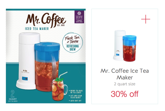 Mr Coffee Iced Tea Maker, Shop