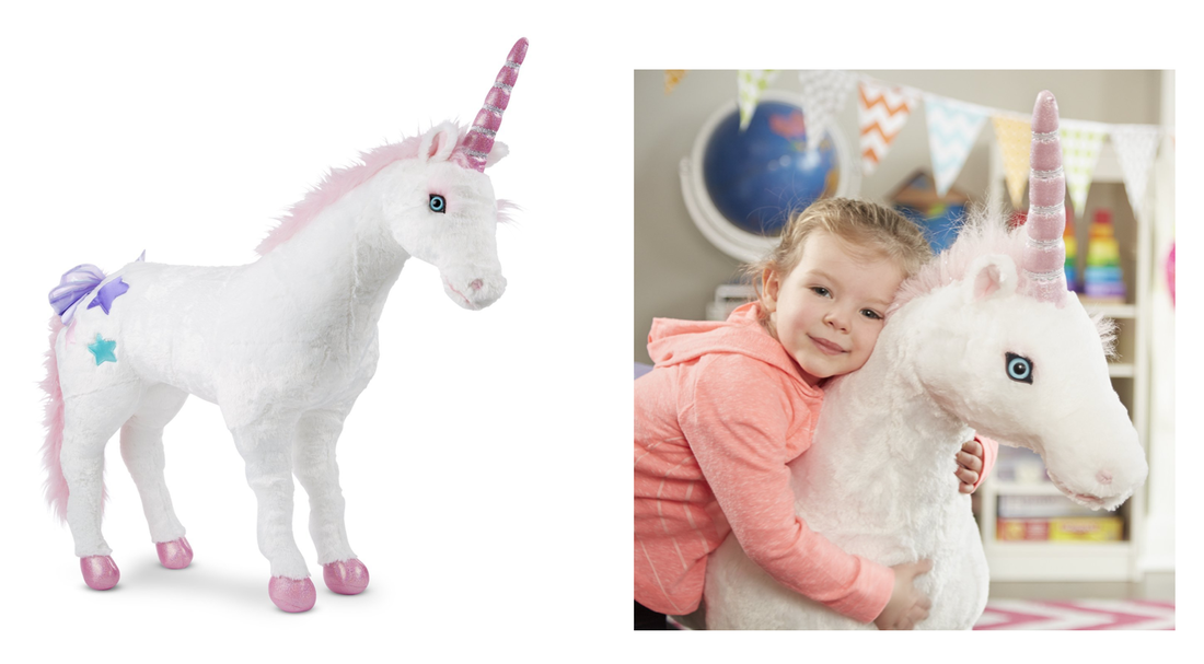 melissa and doug unicorn plush toy