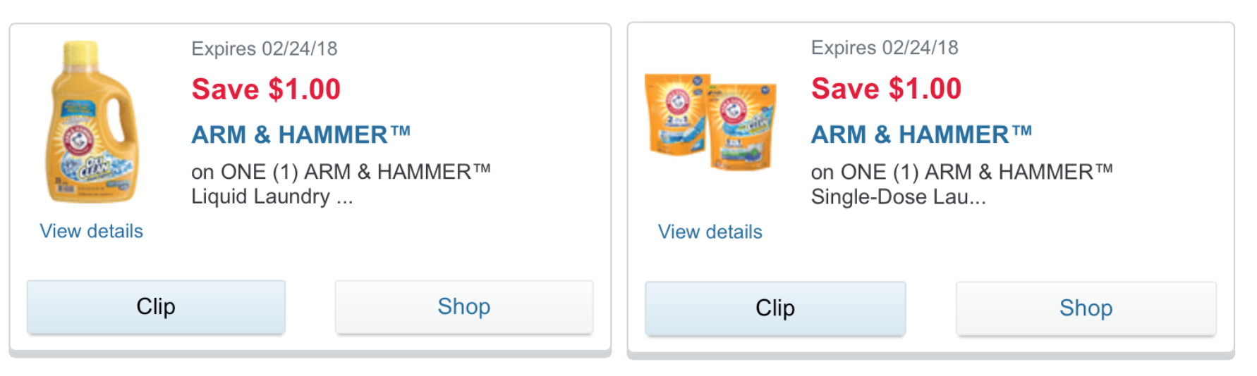 Walgreens Shoppers Score Arm Hammer Laundry Detergent For Only 0 99 Just Clip These Digital Coupons Dapper Deals