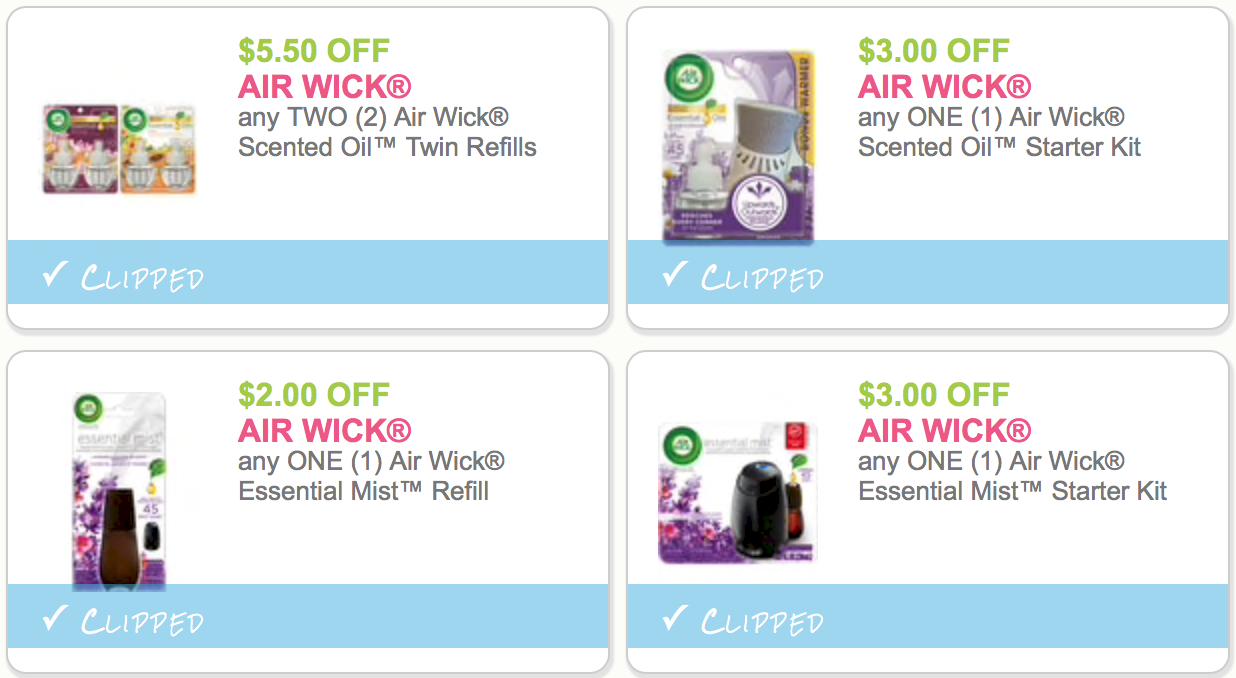 Five New Air Wick Printable Coupons Worth Over 14 In Savings Dapper Deals