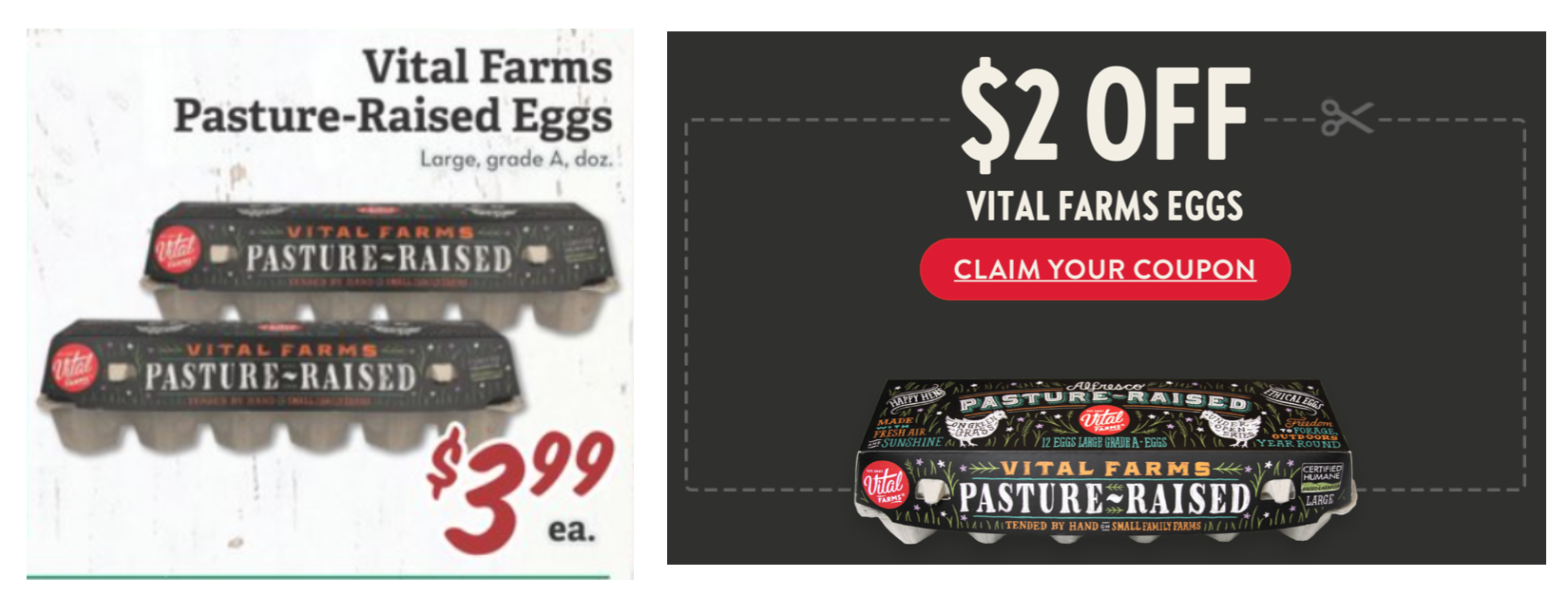 Vital Farms Eggs, Pasture-Raised, Large, 15 Dozen